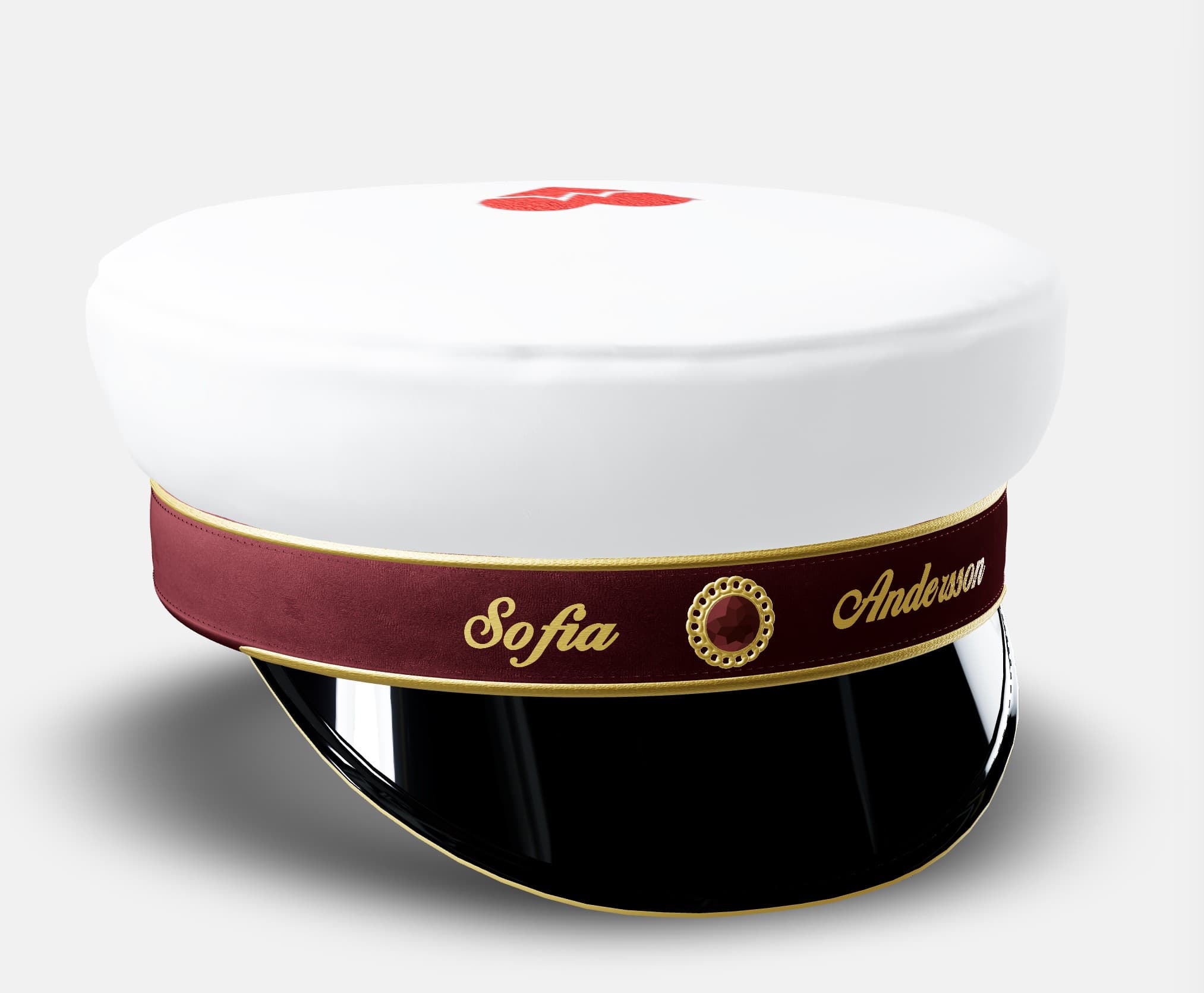 Studentmössa röd vårdprogrammet